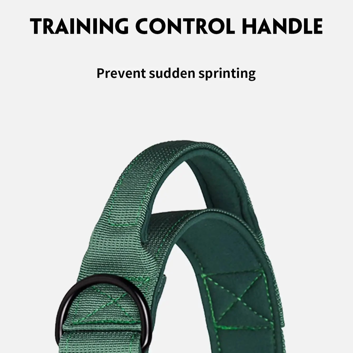 High-Density Woven Dog Collar with Handle