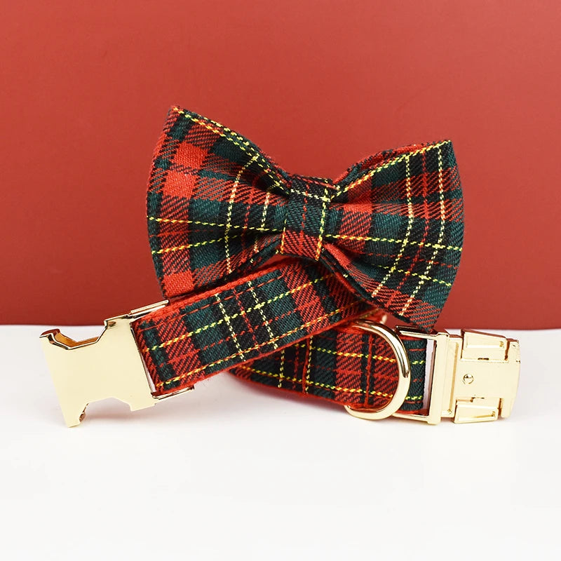 Red Tartan Walking Set — Christmas Collection