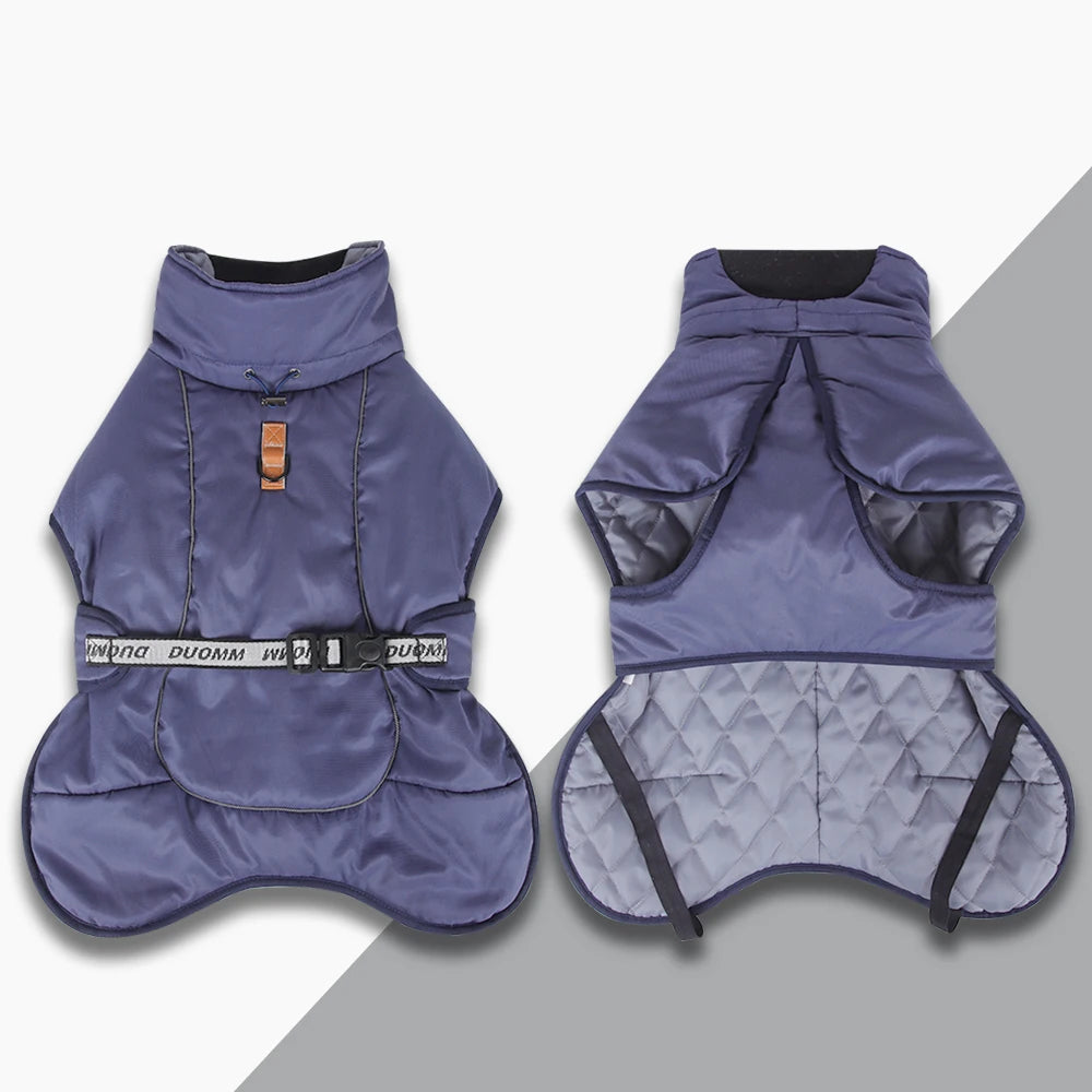 Warm Dog Coat for Larger Breeds