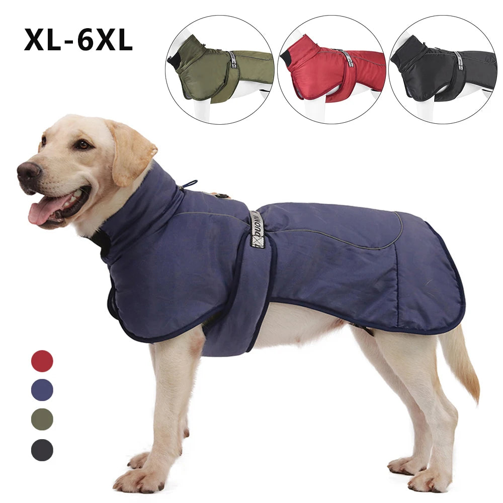 Warm Dog Coat for Larger Breeds
