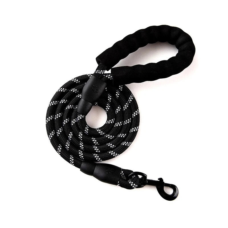 Reflective Rope Dog Lead with Padded Handle