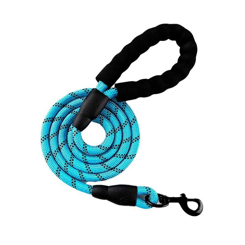 Reflective Rope Dog Lead with Padded Handle
