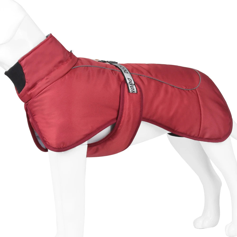 Warm Dog Coat for Larger Breeds