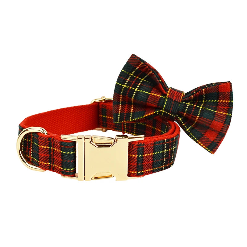 Red Tartan Walking Set — Christmas Collection
