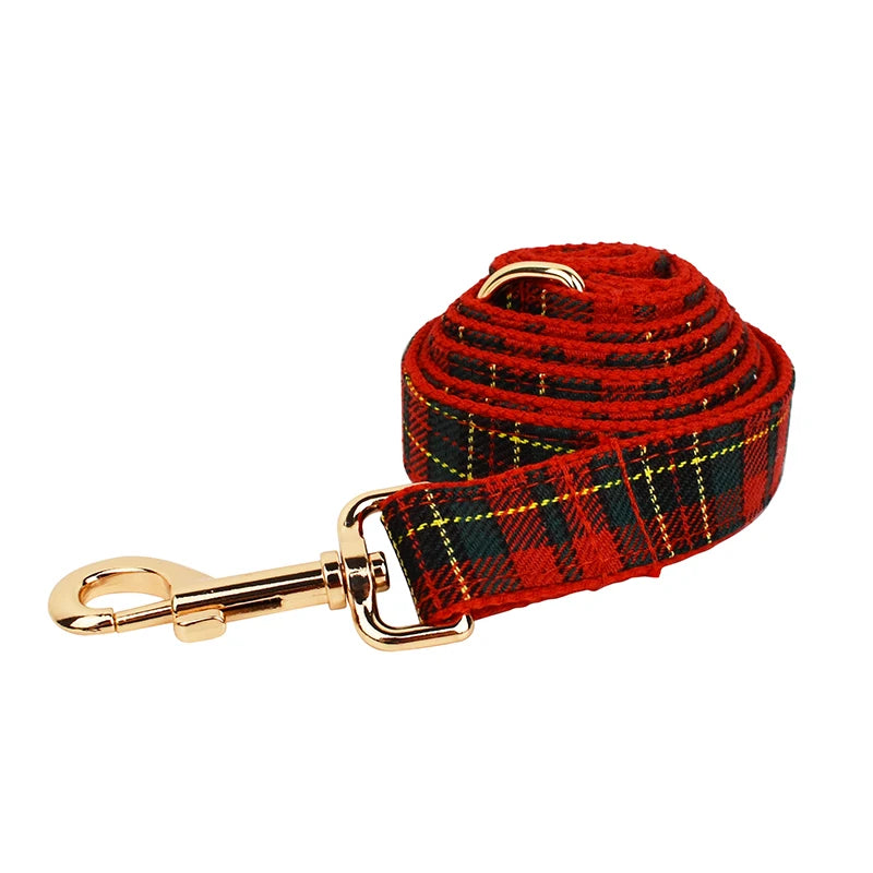 Red Tartan Walking Set — Christmas Collection