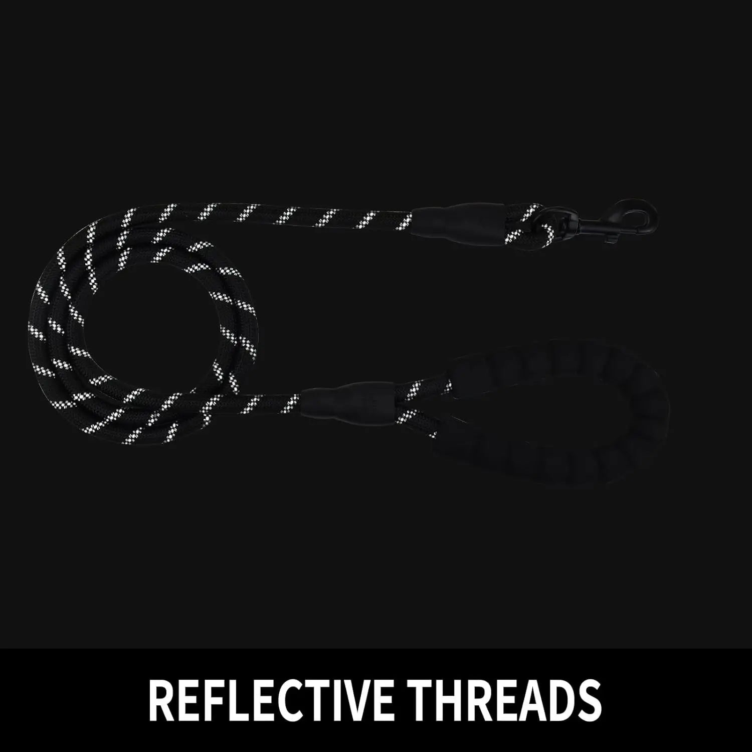 Reflective Rope Dog Lead with Padded Handle