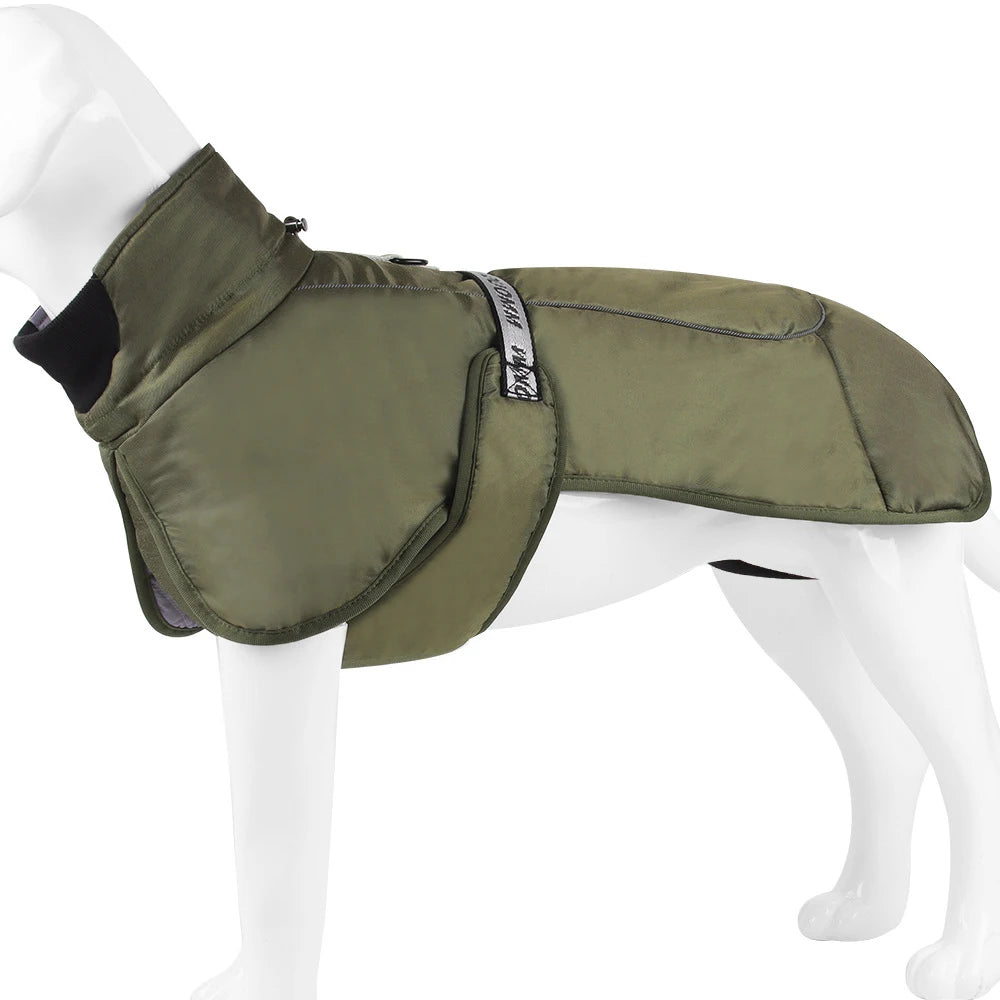 Warm Dog Coat for Larger Breeds