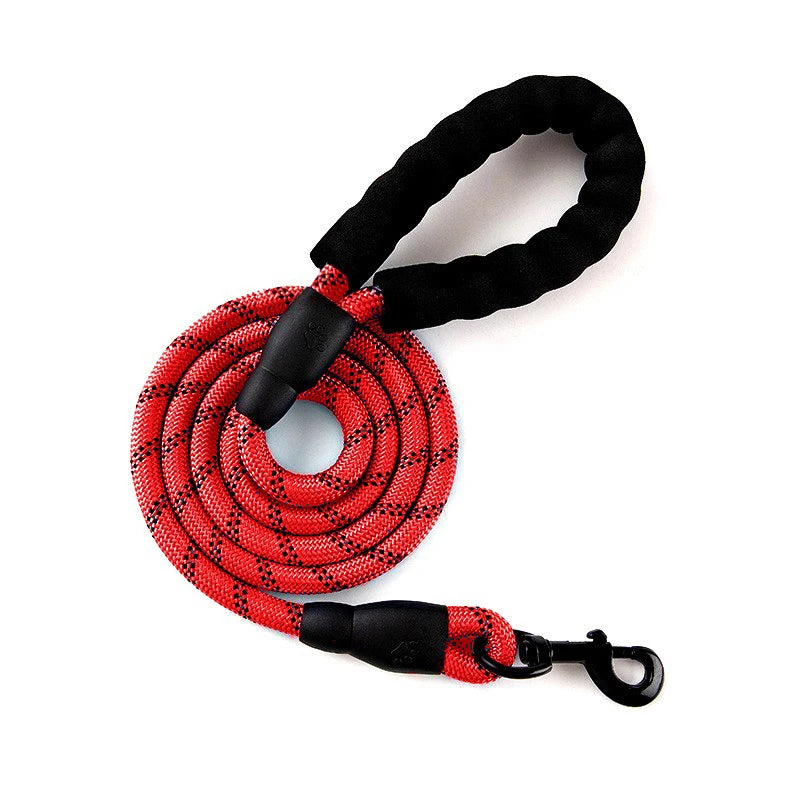 Reflective Rope Dog Lead with Padded Handle